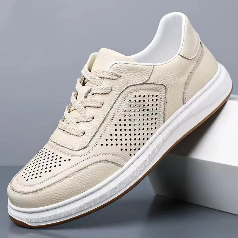 Herren Elegante und bequeme Leder Sneakers Drune