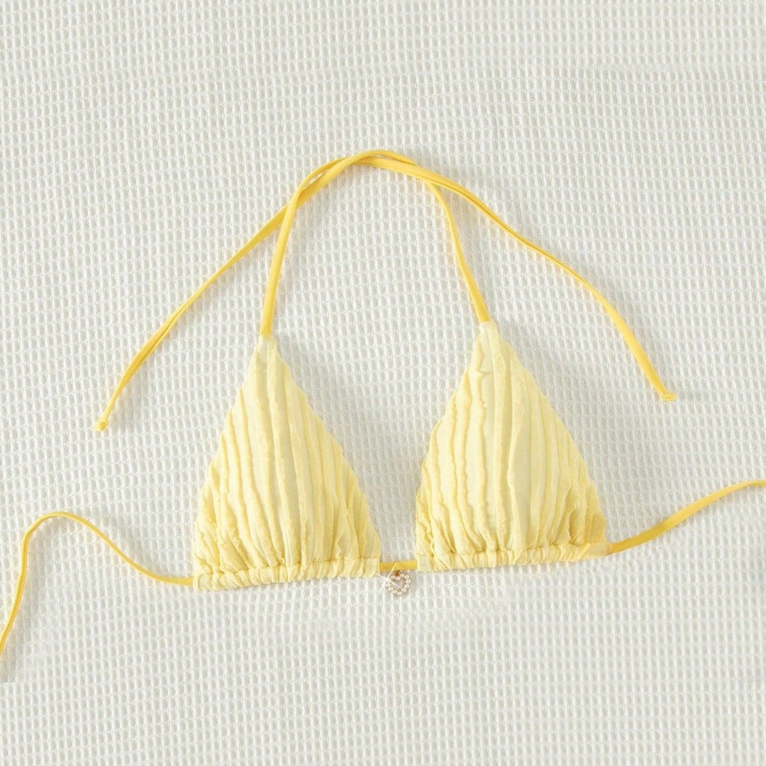 Damen Triangel-Bikini mit einzigartiger Struktur Drune