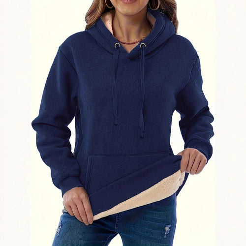 Damen Hoodie mit kuscheligem Innenfutter und modernem Schnitt Drune