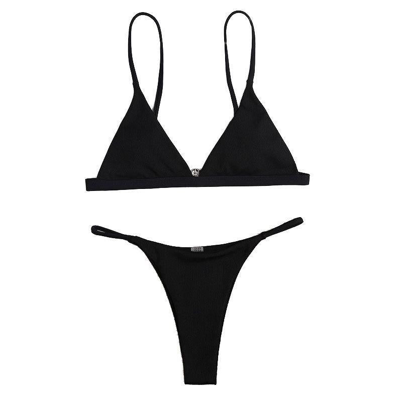 Damen Triangel-Bikinioberteil mit verstellbaren Trägern Drune