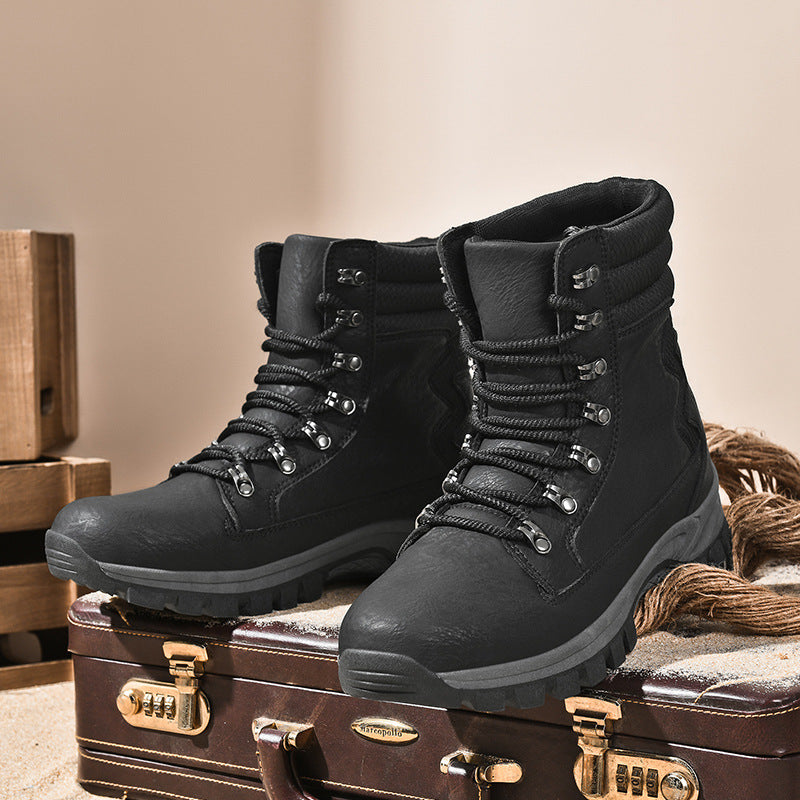 Damen Robuste gepolsterte Trekkingstiefelette mit griffiger Mehrzonenprofilsohle Drune