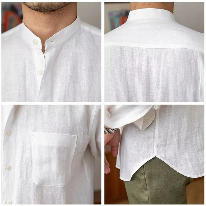 Herren Elegantes Langarm Businesshemd Drune