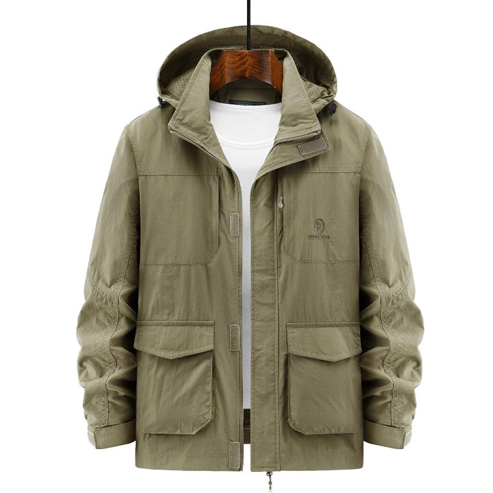 Herren Robuste Wetterjacke mit praktischen Taschen Drune