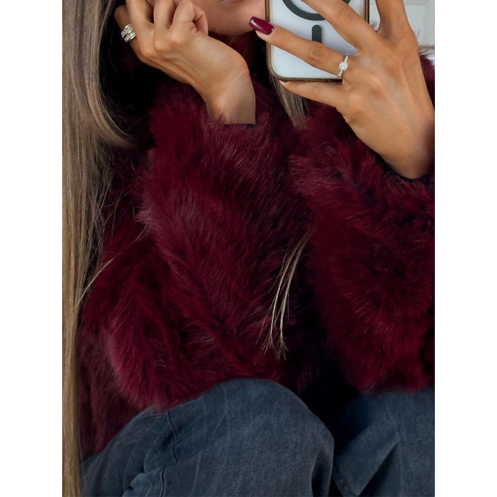 Damen Kunstfelljacke mit elegantem Schnitt Drune