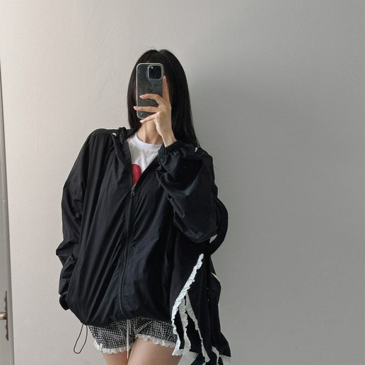 Damen sportliche Übergangsjacke mit Reißverschluss Drune