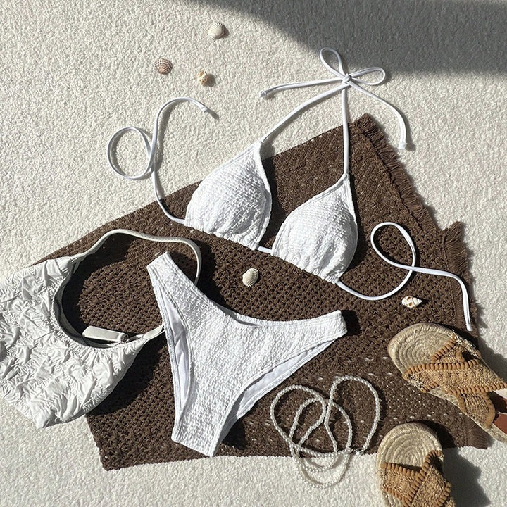 Damen Badeanzug mit strukturierter Oberfläche Drune