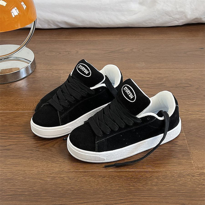 Damen Sportliche Sneaker aus weichem Wildleder mit rutschfester Sohle Drune