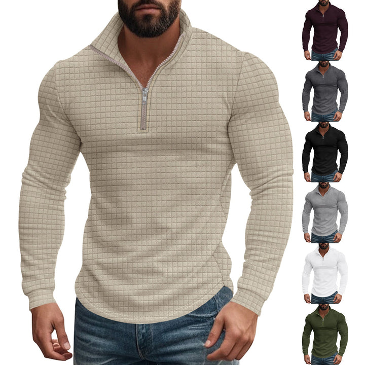 Herren Thermo-Fleecepullover mit Reißverschluss und strukturiertem Design Drune
