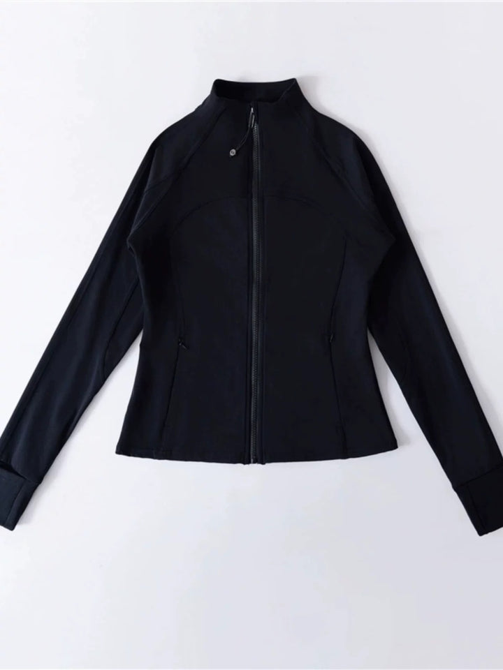 Damen Sportliche Funktionsjacke mit hohem Kragen Drune