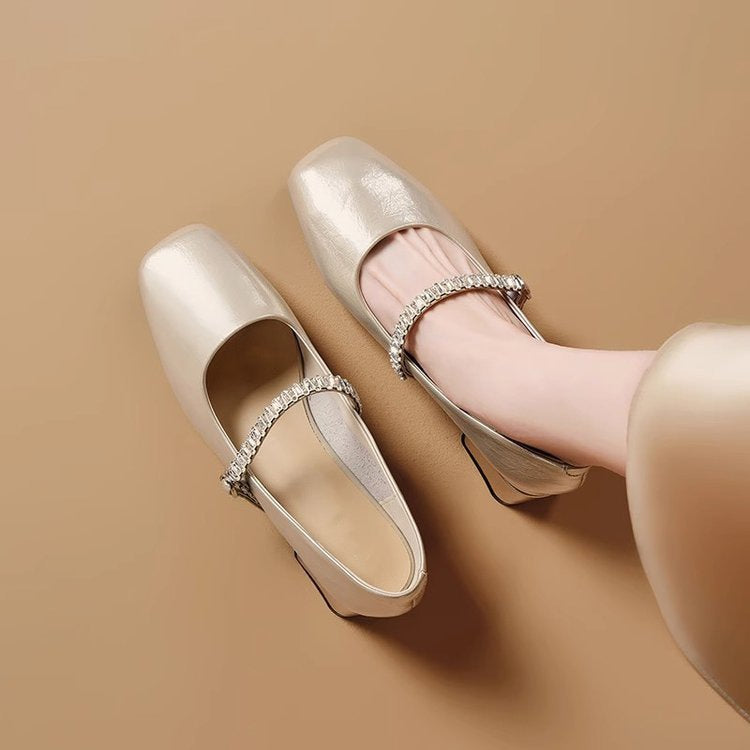 Damen Elegante und bequeme Pumps mit blockabsatz Drune