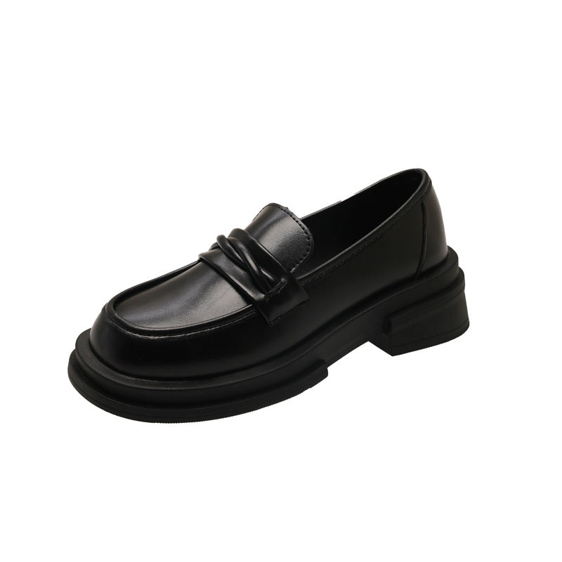 Damen Modische Loafers mit Schleifen Drune