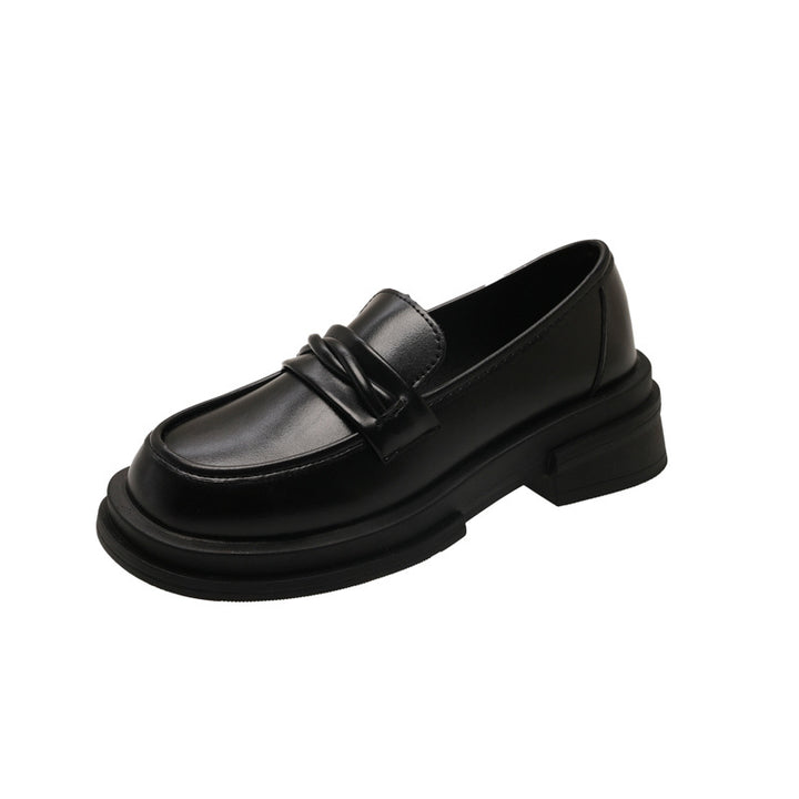 Damen Modische Loafers mit Schleifen Drune