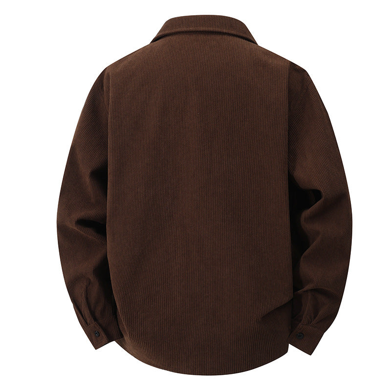 Herren Cordjacke mit Brusttasche Drune