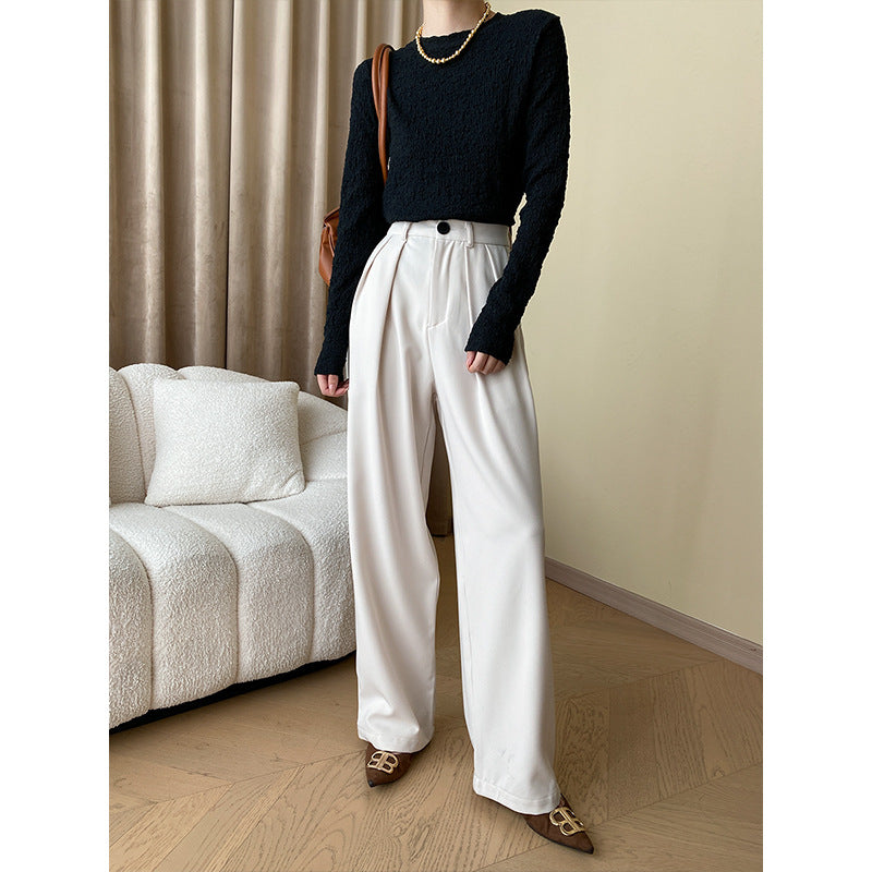 Damen Elegante und bequeme High-Waist Hose Drune
