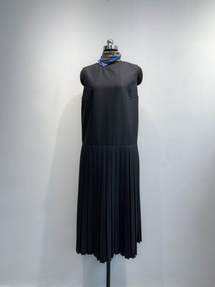 Damen Faltendes Midi Kleid Drune