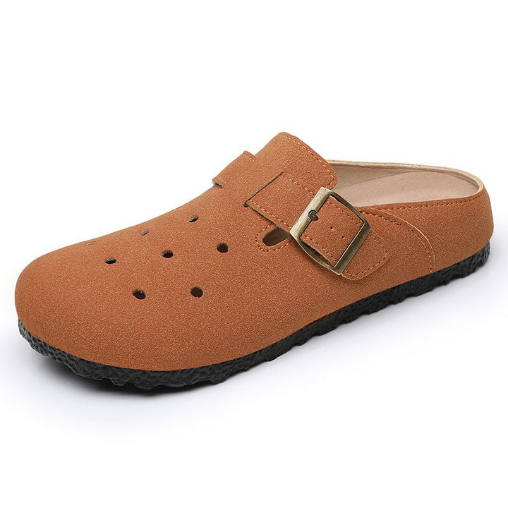 Damen Komfortable Clogs mit verstellbarem Riemen Drune