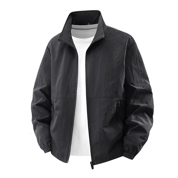 Herren Leichte Übergangsjacke mit hohem Kragen Drune 1787796817