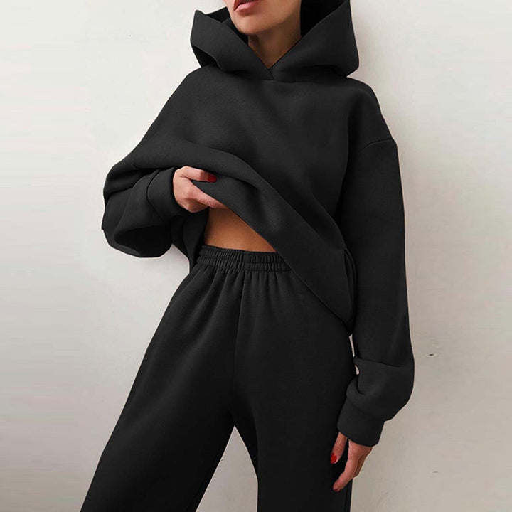 Damen Oversized Hoodie und Jogginghose Set Drune