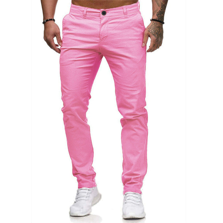 Herren Slim Fit Trousers aus elastischem Material mit seitlichen Taschen Drune