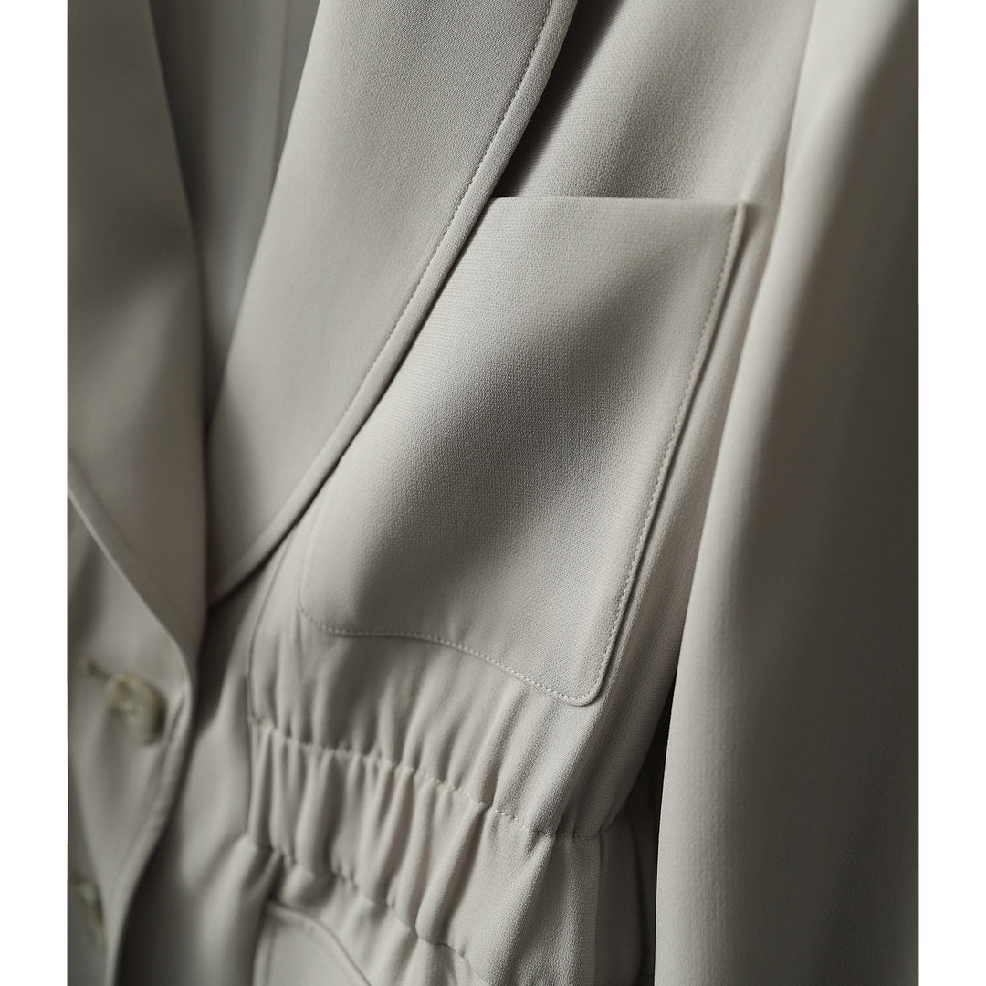 Damen Eleganter Tailored Blazer mit Taschen Drune