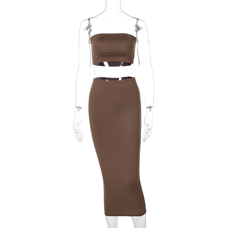 Damen Bandeau Oberteil Drune