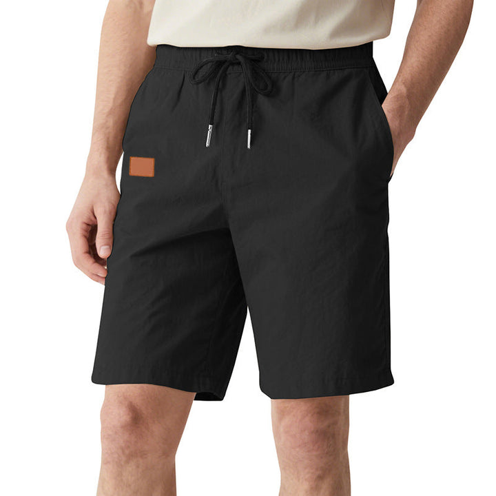 Herren nan schnelltrocknende Badeshorts im Bermuda-Schnitt mit elastischem Bund und Kordelzug Drune