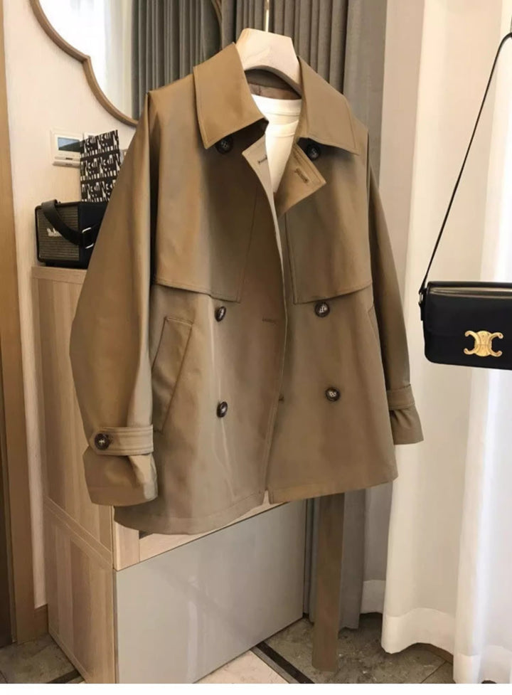 Damen Elegante und lässige Trenchcoat Drune