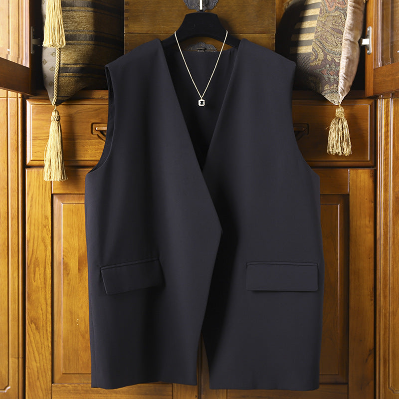 Damen Modische Ärmellose Blazer-Weste Drune