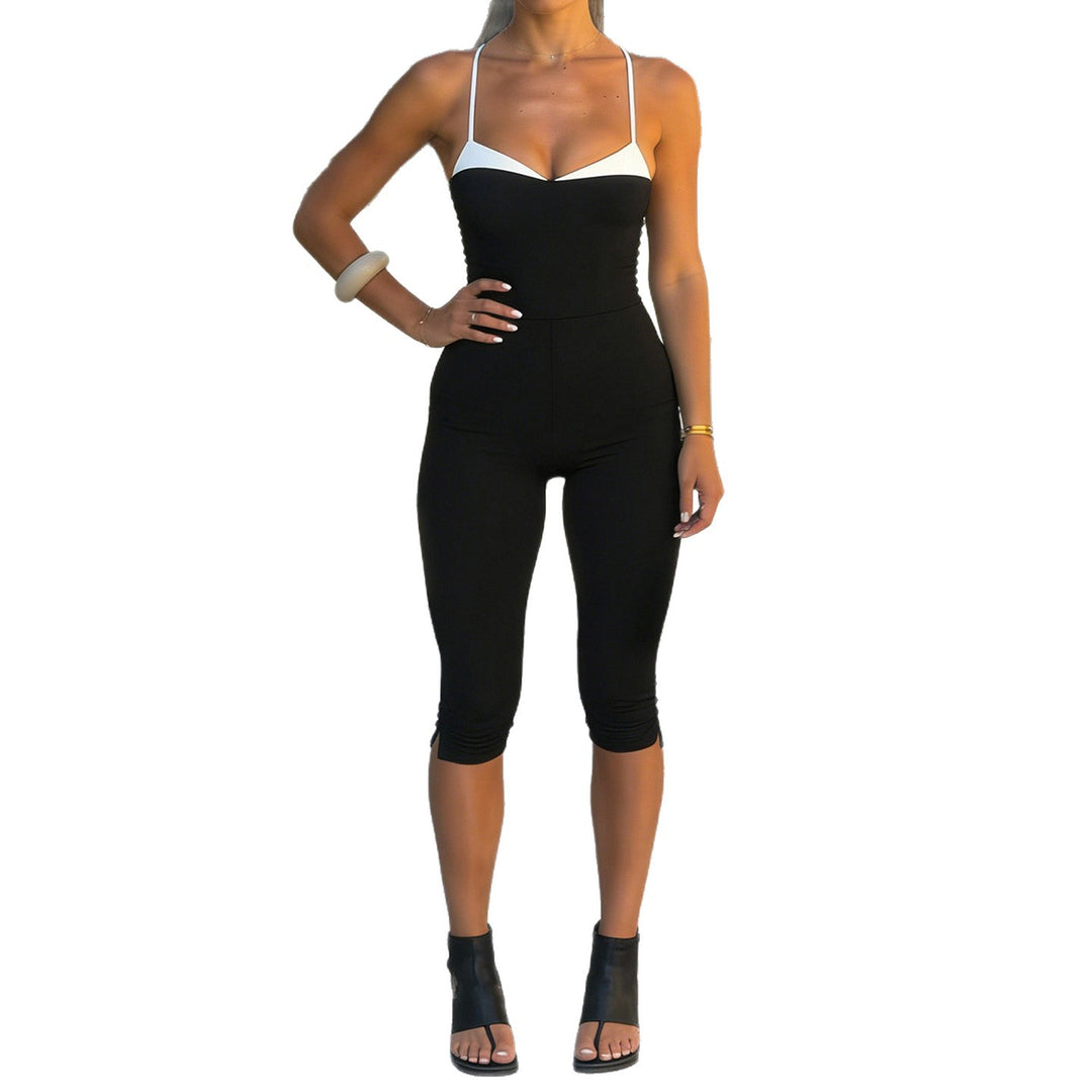 Damen eleganter Overall mit Büstenlage und verstellbaren Trägern Drune