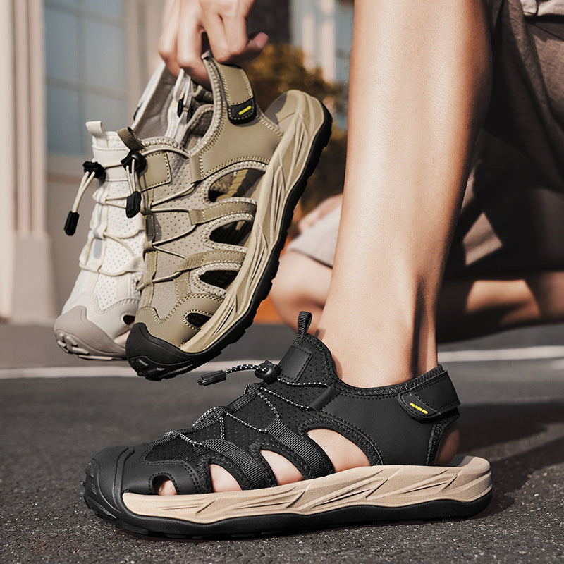 Damen Outdoor-Sandalen mit rutschfester Sohle und atmungsaktivem Obermaterial Drune