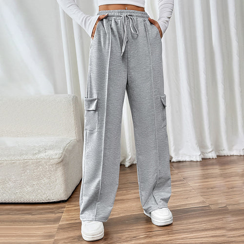 Damen Bequeme Cargo-Hose Drune