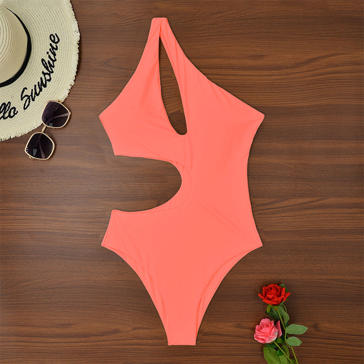 Damen Einteiliger Badeanzug mit modernem Cut-Out und stylischem Design Drune