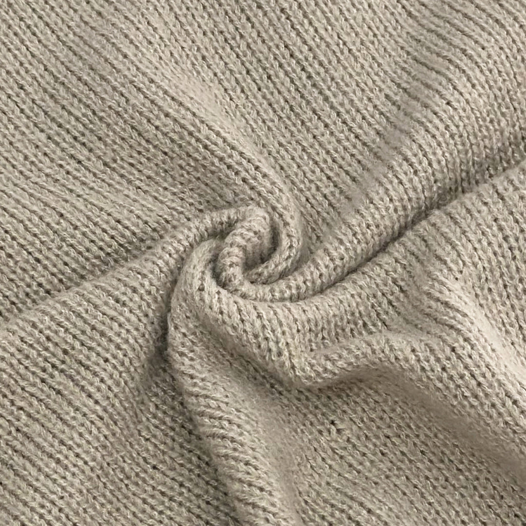 Damen Boucle Cardigan mit oversized Ärmeln und goldenen Knöpfen Drune