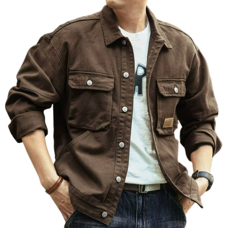 Herren Urbaner Utility-Jacke Drune