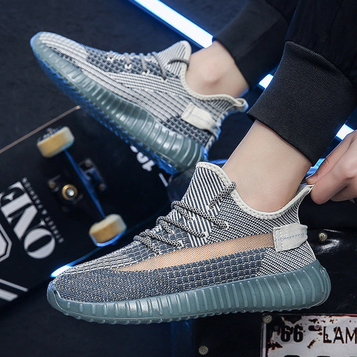 Damen Sportliche Sneakers mit nahtloser Netzstruktur und flexibler Sohle Drune
