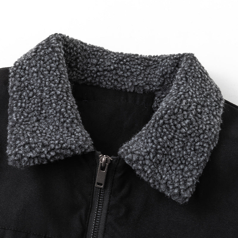 Herren Sportliche Übergangsjacke mit Fleecefutter und praktischen Taschen Drune