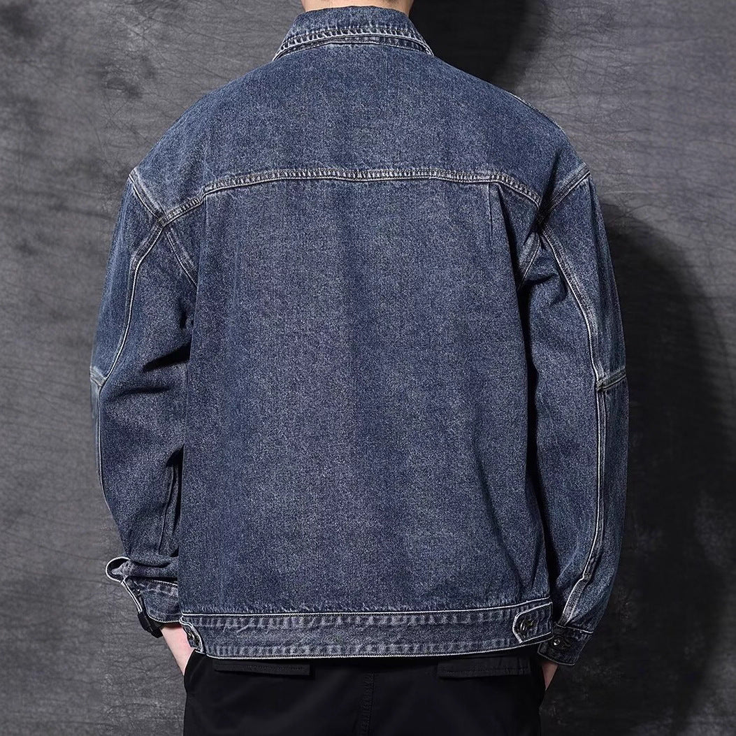 Herren Denim Jacke mit praktischen Taschen Drune