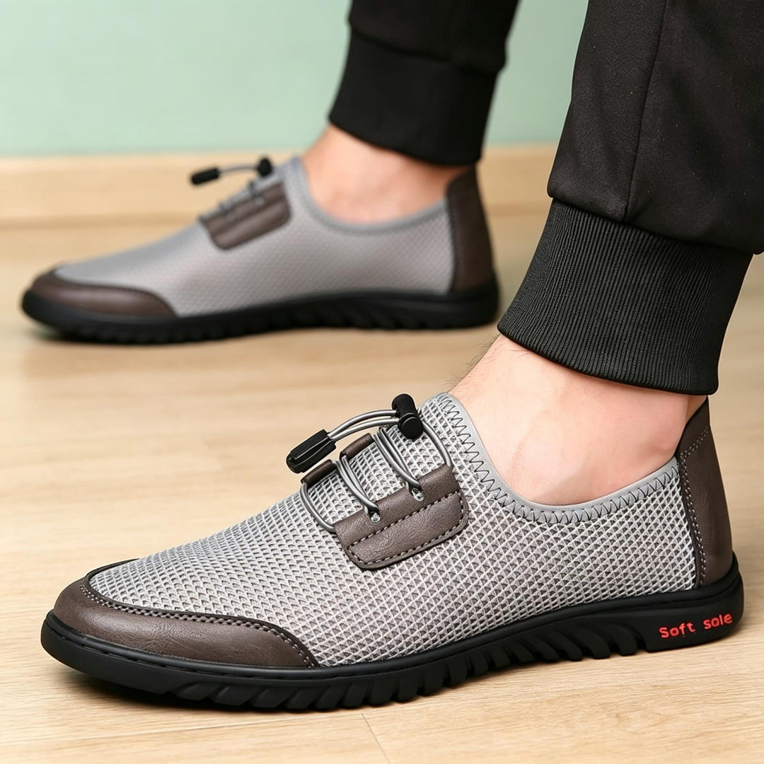 Herren Atmungsaktive Mesh-Einlegesohlen Sneakers Drune