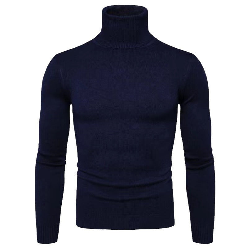 Herren modischer Rollkragenpullover aus feiner Merinowolle Drune