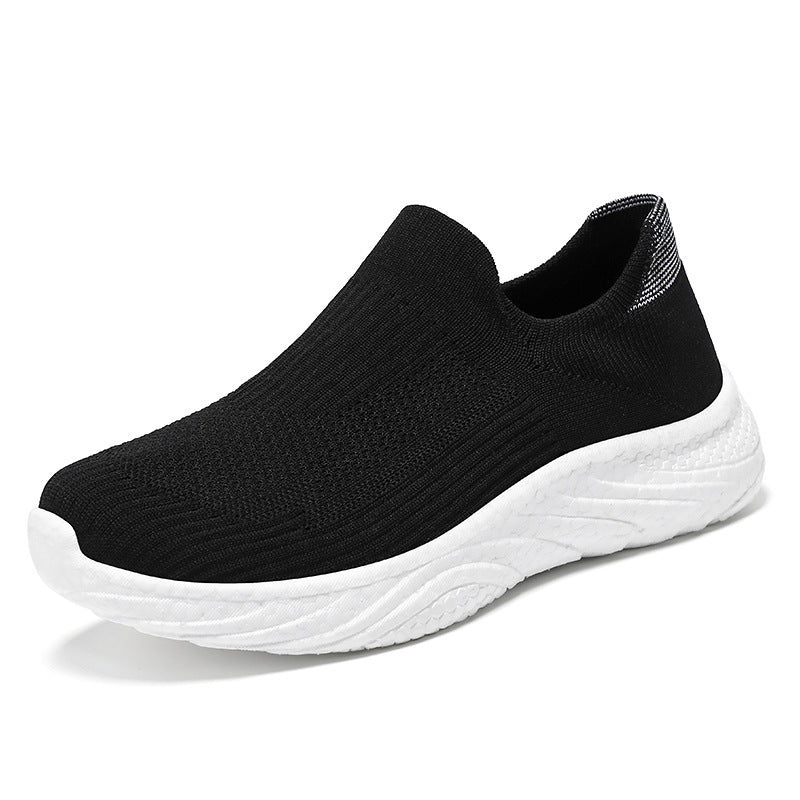 Damen nan nahtloser Strick-Sockensneaker mit extragel dämpfender Wave-EVA-Sohle Drune