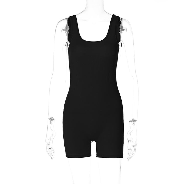 Damen Sportlicher Einteiler Drune