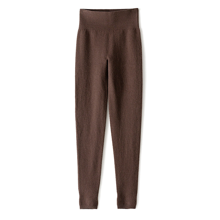 Damen Figurformende Hochtaillen Strickleggings mit Thermofinish Drune