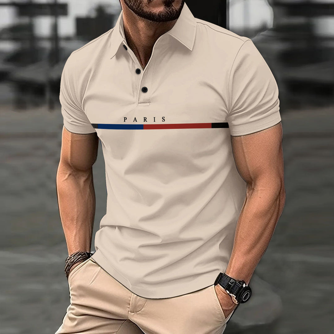 Herren Freizeit Polo Shirt Drune