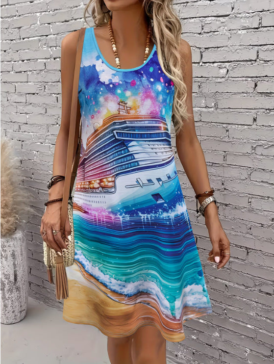 Drune | Stylisches Sommer Boho Halter Kleid