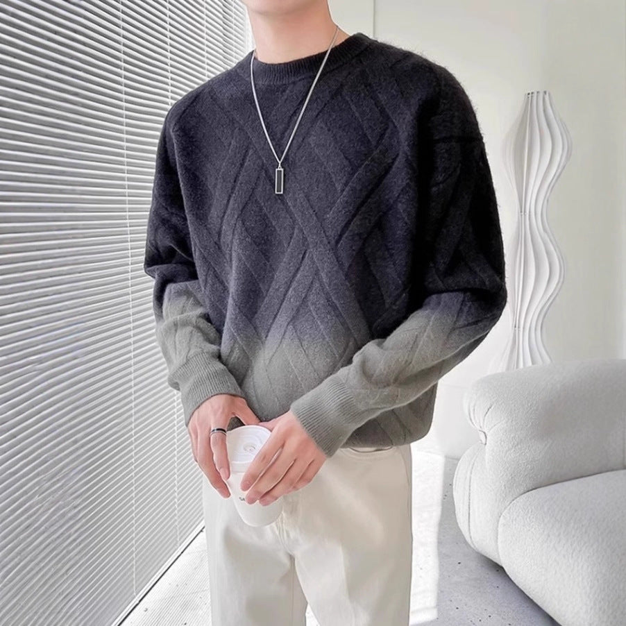 Herren Gemusterter Pullover Drune