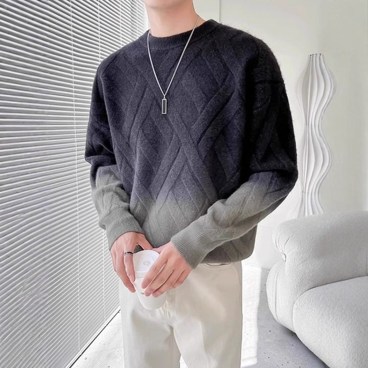 Herren Gemusterter Pullover Drune