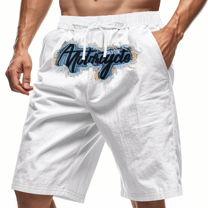 Herren Bequeme Freizeit-Badeshorts mit verstellbarem Bund und praktischen Seitentaschen Drune