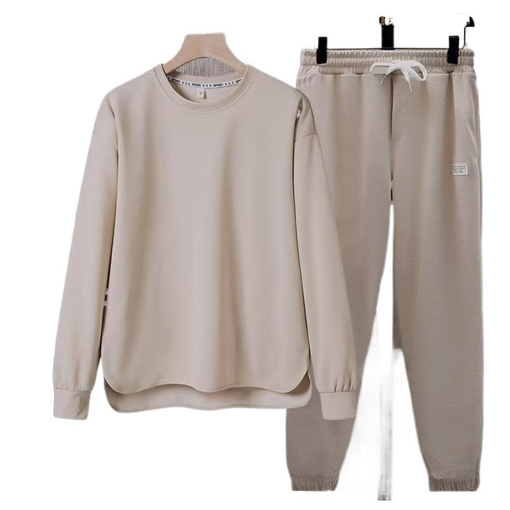 Damen komfortables Sweatshirt und lässige Jogginghose Set Drune