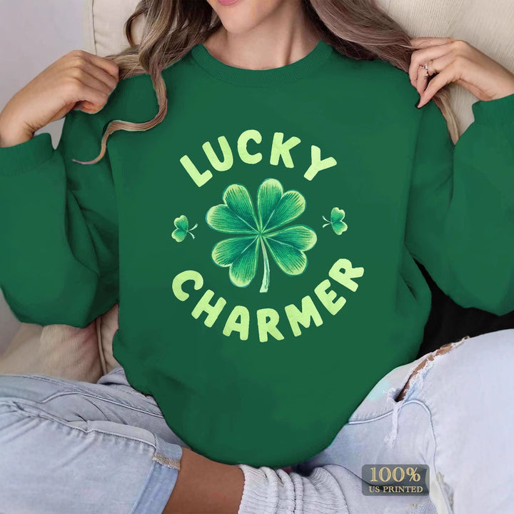 Damen Sweatshirt mit motivierendem Print und lässigem Schnitt Drune