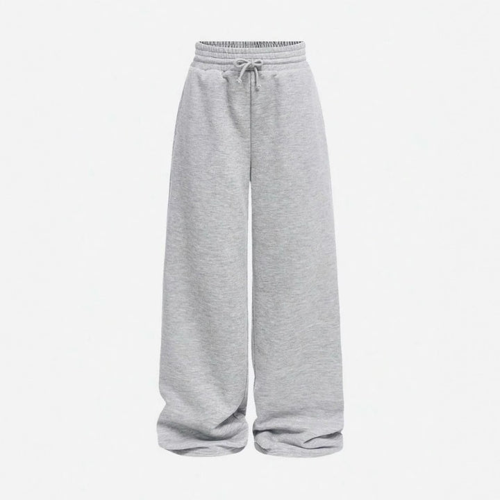 Unisex nan locker fallende Loungehose mit elastischem Kordelbund, Eingrifftaschen und geradem Bein Drune